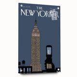 New Yorker Magazine Cover Art - Empire State Building Cell Phone Poster