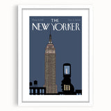 New Yorker Magazine Cover Art - Empire State Building Cell Phone Poster