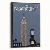 New Yorker Magazine Cover Art - Empire State Building Cell Phone Poster