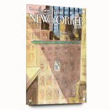 New Yorker Magazine Cover Art - Urban Apartment Scene Vintage Poster