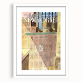 New Yorker Magazine Cover Art - Urban Apartment Scene Vintage Poster