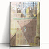 New Yorker Magazine Cover Art - Urban Apartment Scene Vintage Poster