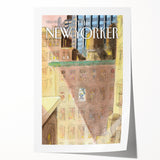 New Yorker Magazine Cover Art - Urban Apartment Scene Vintage Poster
