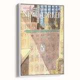 New Yorker Magazine Cover Art - Urban Apartment Scene Vintage Poster