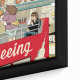 New Yorker Magazine Cover Art - Sightseeing in NYC Vintage Poster