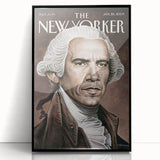 New Yorker Magazine Cover Art - George Washington Vintage Poster