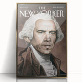 New Yorker Magazine Cover Art - George Washington Vintage Poster