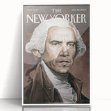 New Yorker Magazine Cover Art - George Washington Vintage Poster