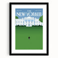 New Yorker Magazine Cover Art - White House Dog Vintage Poster