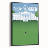 New Yorker Magazine Cover Art - White House Dog Vintage Poster