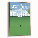 New Yorker Magazine Cover Art - White House Dog Vintage Poster