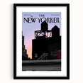 New Yorker Magazine Cover Art - Rooftop at Sunset Vintage Poster
