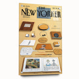 Vintage New Yorker Poster – Stepan Steinberg Art Collage Print