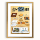 Vintage New Yorker Poster – Stepan Steinberg Art Collage Print