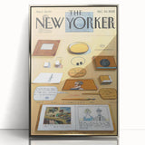 Vintage New Yorker Poster – Stepan Steinberg Art Collage Print