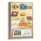 Vintage New Yorker Poster – Stepan Steinberg Art Collage Print