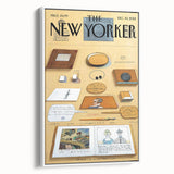 Vintage New Yorker Poster – Stepan Steinberg Art Collage Print
