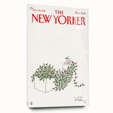 Vintage New Yorker Poster - Iconic Christmas Lights Illustration