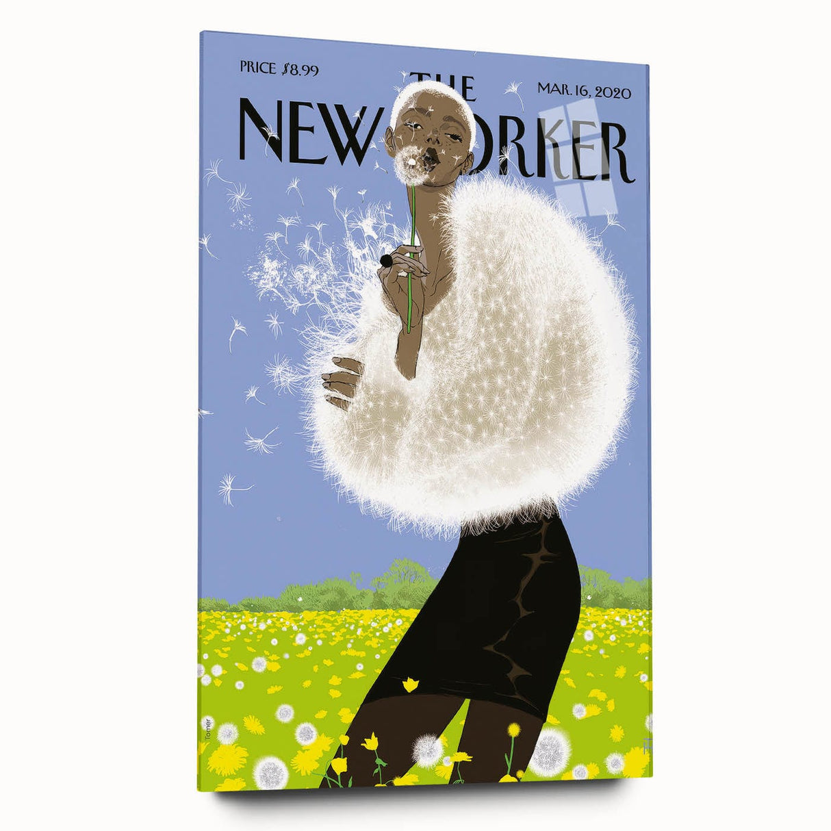 Vintage New Yorker Poster - Dandelion Dream Art Print