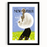 Vintage New Yorker Poster - Dandelion Dream Art Print