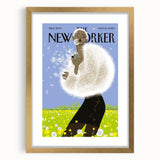 Vintage New Yorker Poster - Dandelion Dream Art Print