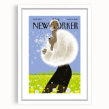 Vintage New Yorker Poster - Dandelion Dream Art Print