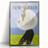 Vintage New Yorker Poster - Dandelion Dream Art Print