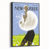 Vintage New Yorker Poster - Dandelion Dream Art Print