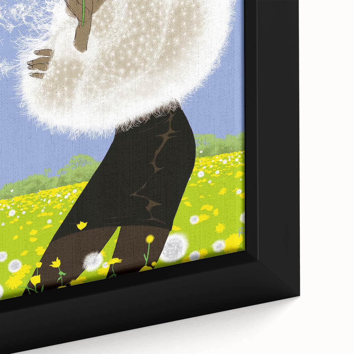 Vintage New Yorker Poster - Dandelion Dream Art Print