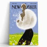 Vintage New Yorker Poster - Dandelion Dream Art Print