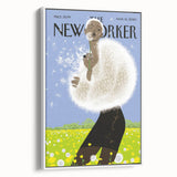 Vintage New Yorker Poster - Dandelion Dream Art Print