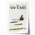 Vintage New Yorker Poster - Classic Illustrations with Pencils & Ink