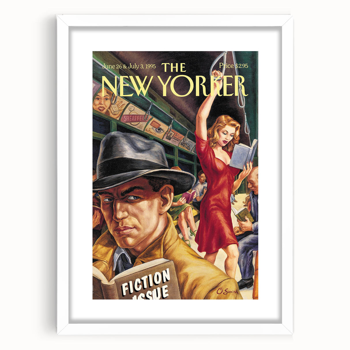 Vintage New Yorker Posters - Iconic New Yorker Wall Art Subway Scene