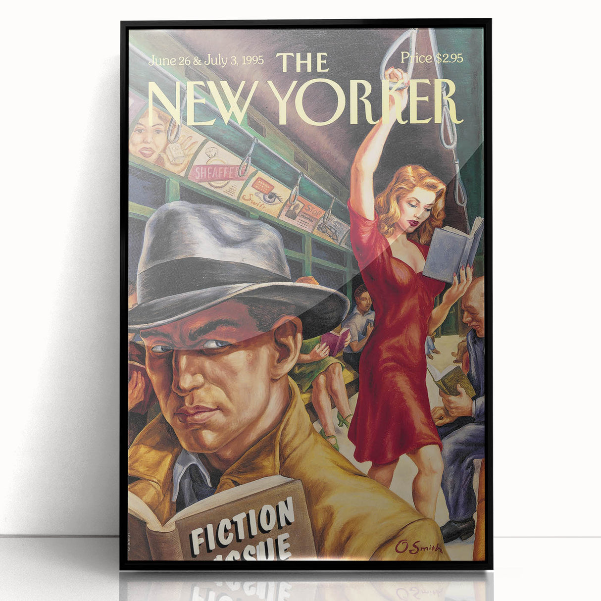 Vintage New Yorker Posters - Iconic New Yorker Wall Art Subway Scene