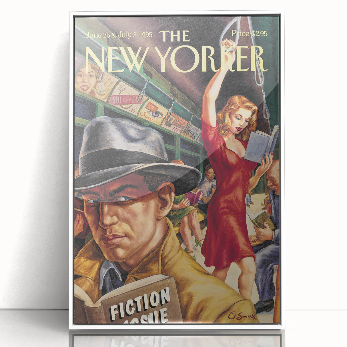 Vintage New Yorker Posters - Iconic New Yorker Wall Art Subway Scene