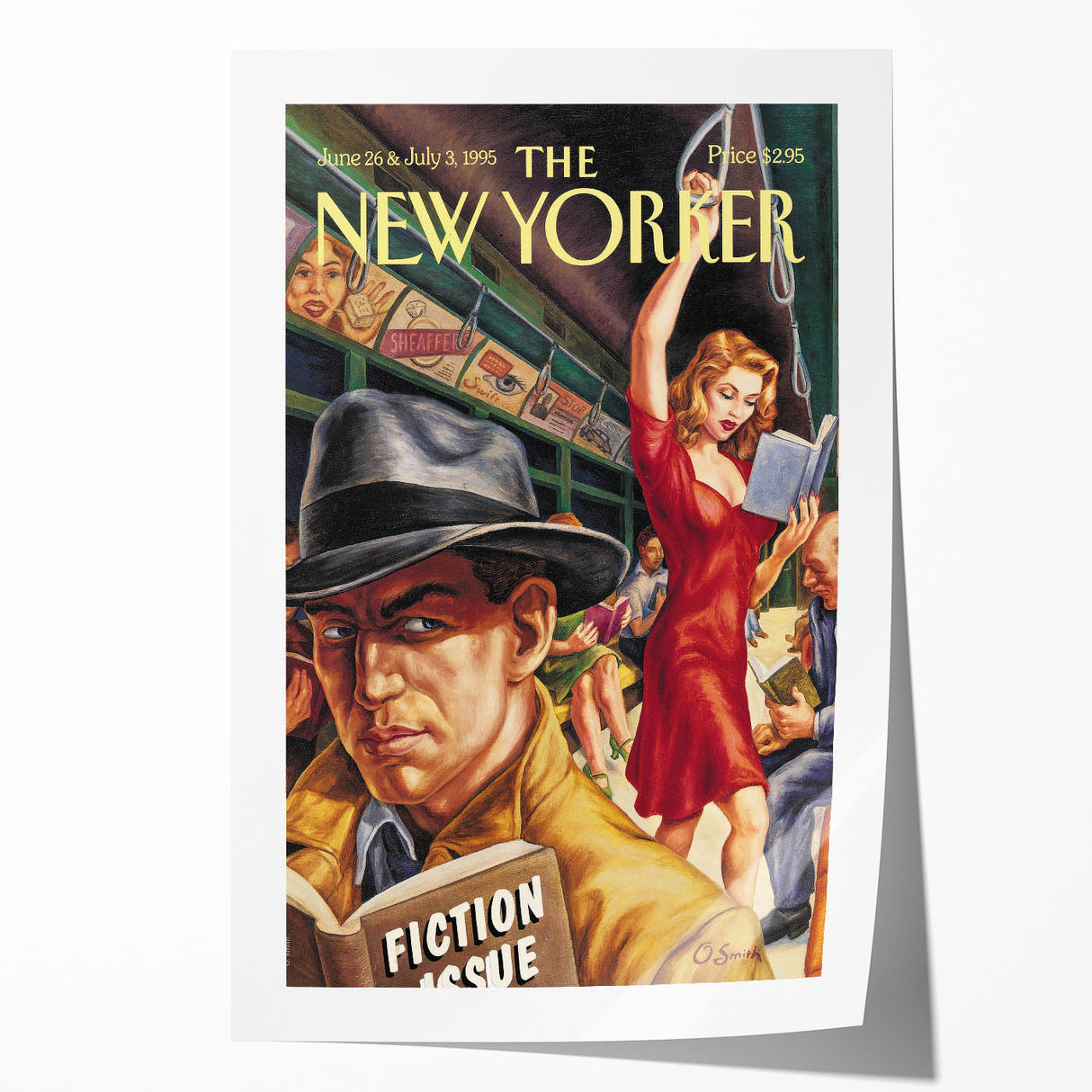 Vintage New Yorker Posters - Iconic New Yorker Wall Art Subway Scene