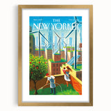 Vintage New Yorker Poster - Urban Sustainability Art Print