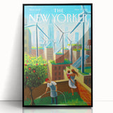 Vintage New Yorker Poster - Urban Sustainability Art Print