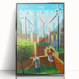 Vintage New Yorker Poster - Urban Sustainability Art Print