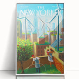 Vintage New Yorker Poster - Urban Sustainability Art Print