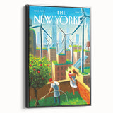 Vintage New Yorker Poster - Urban Sustainability Art Print