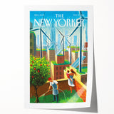 Vintage New Yorker Poster - Urban Sustainability Art Print