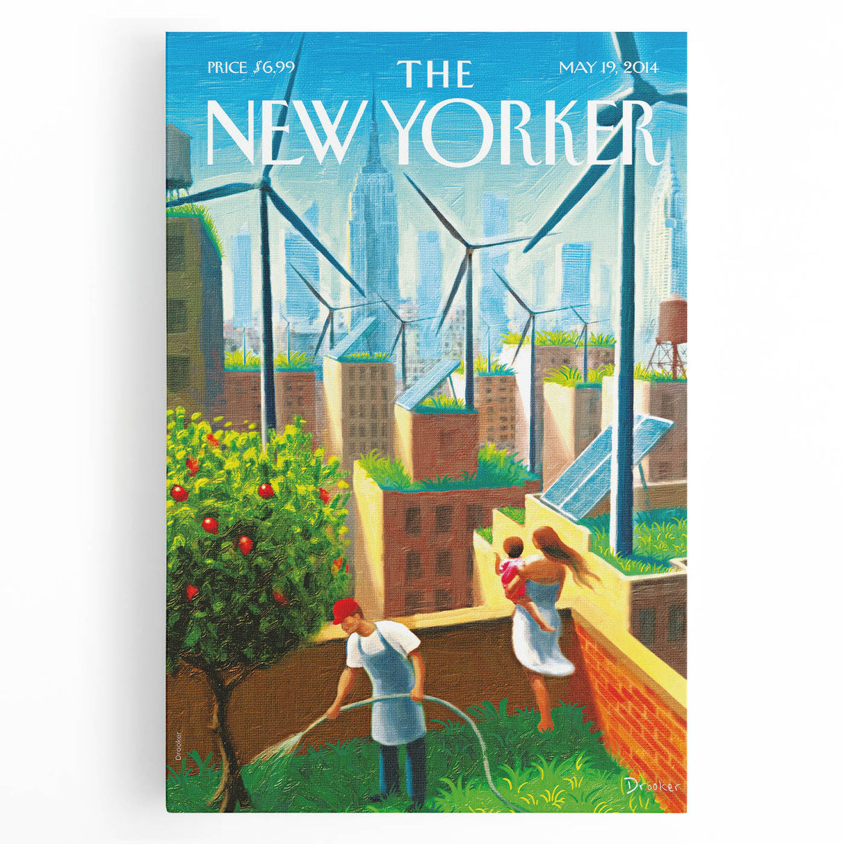 Vintage New Yorker Poster - Urban Sustainability Art Print