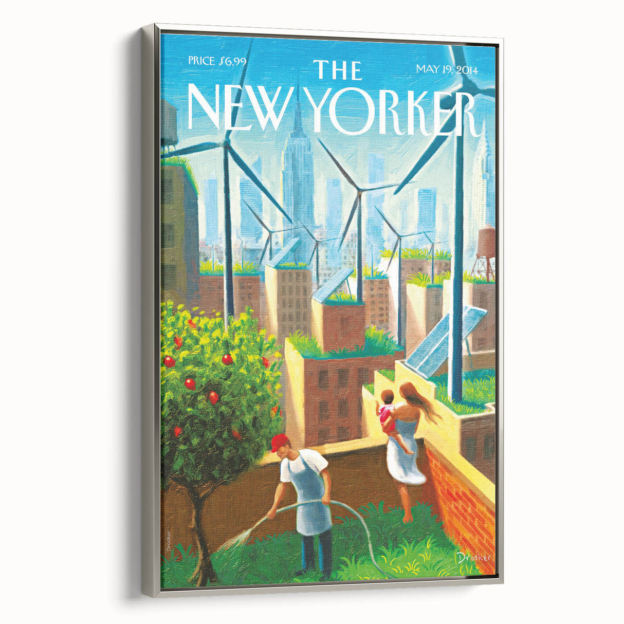 Vintage New Yorker Poster - Urban Sustainability Art Print