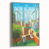 Vintage New Yorker Poster - Urban Sustainability Art Print