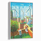 Vintage New Yorker Poster - Urban Sustainability Art Print