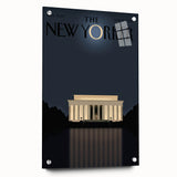 New Yorker Magazine Art - Lincoln Memorial at Night Poster