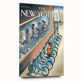 New Yorker Magazine Art - Cycling in the City Poster