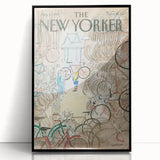 New Yorker Magazine Art - Bicycle Shop Poster
