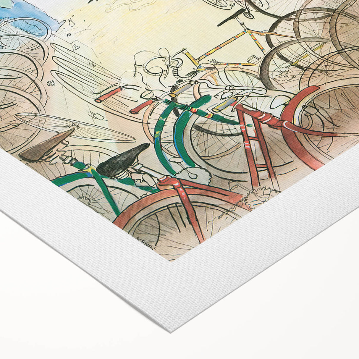 New Yorker Magazine Art - Bicycle Shop Poster